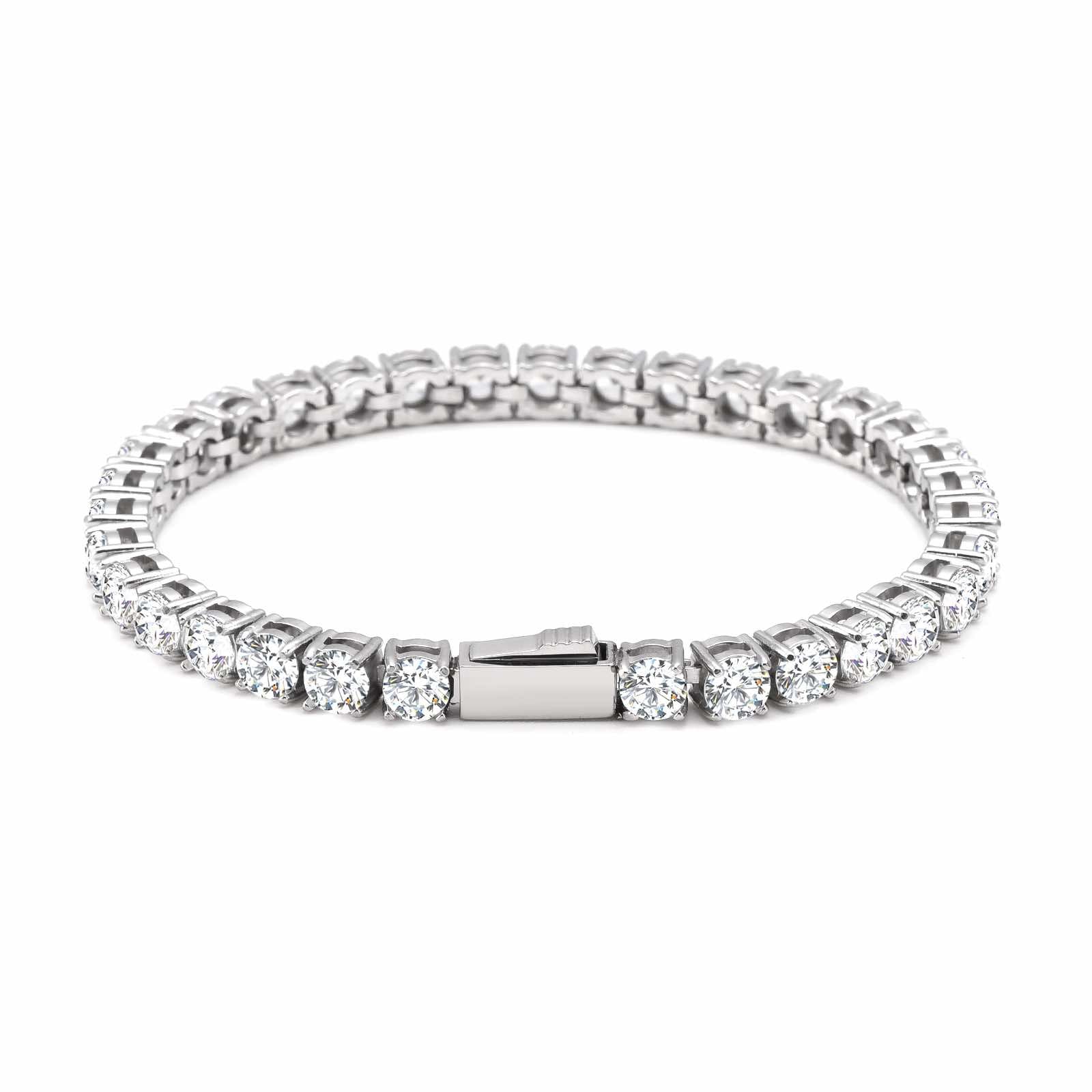 BG500W B.Tiff 5mm Tennis Bracelet - PBNJ FASHIONS