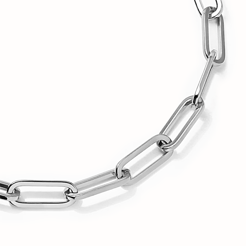 BG860W B.Tiff "Jemma" Paperclip Link Bracelet - PBNJ FASHIONS