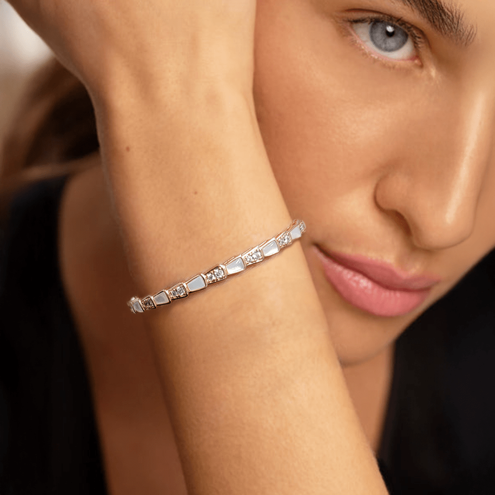 BG881RG B.Tiff Rose Gold Désir Bangle Bracelet - PBNJ FASHIONS