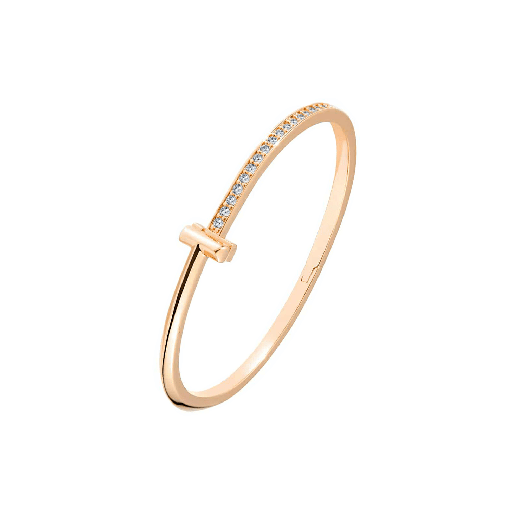BG882RG B.Tiff Rose Gold Unisson Bangle Bracelet - PBNJ FASHIONS