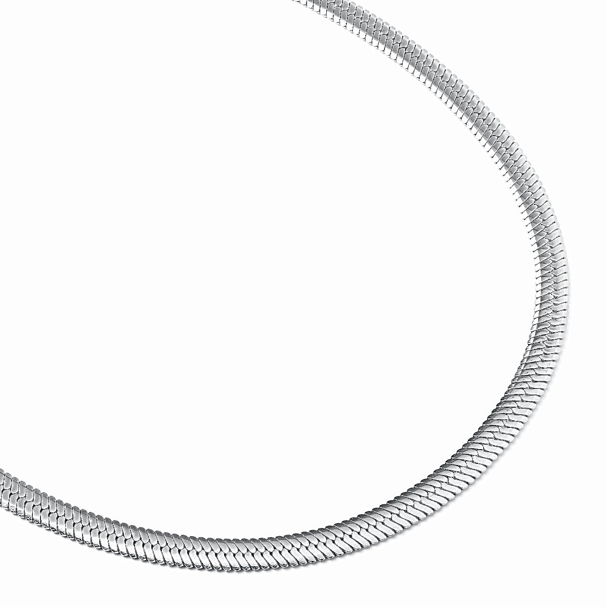 C004W B.Tiff 4mm Herringbone Chain Necklace - PBNJ FASHIONS