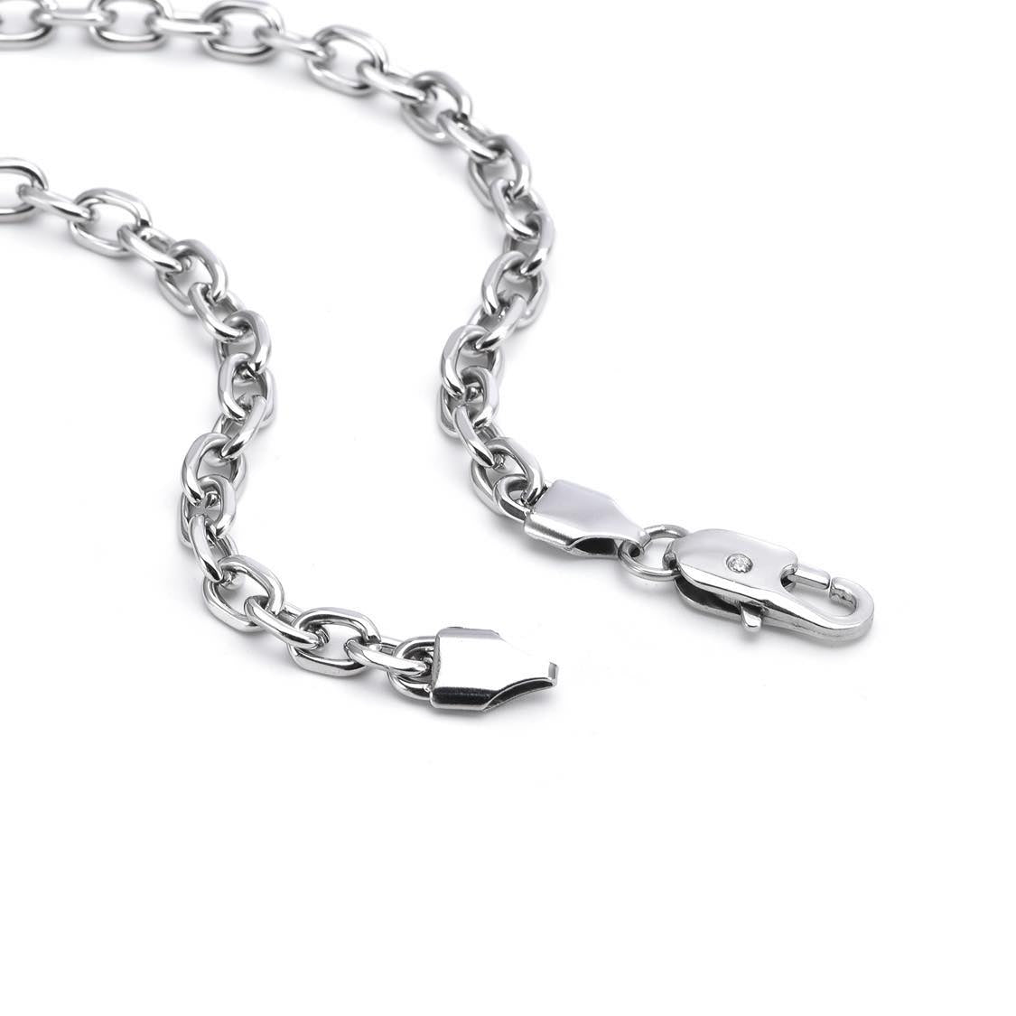 C007W B.Tiff 5mm Cable Link Chain Necklace - PBNJ FASHIONS