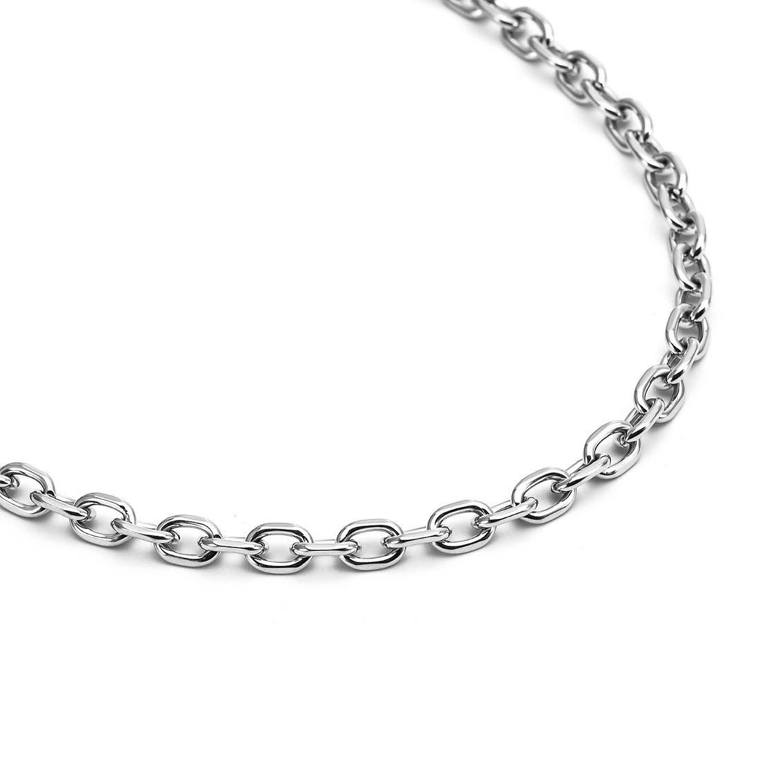 C007W B.Tiff 5mm Cable Link Chain Necklace - PBNJ FASHIONS