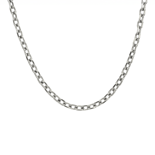 C007W B.Tiff 5mm Cable Link Chain Necklace - PBNJ FASHIONS