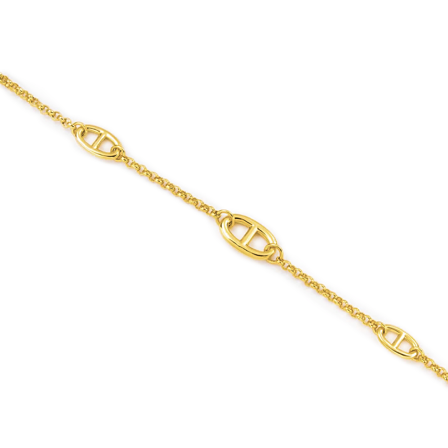 C008G B.Tiff Gold Garlande Chain Necklace - PBNJ FASHIONS