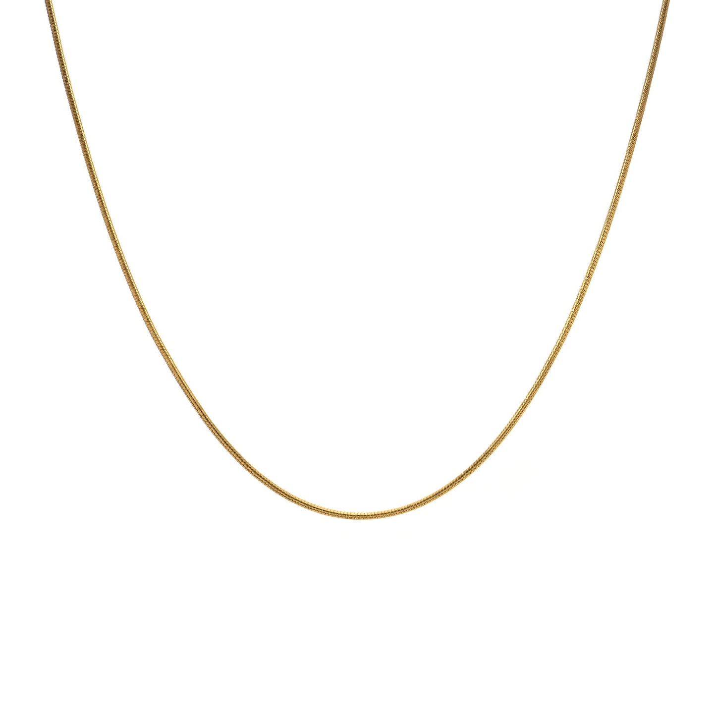 C030G B.Tiff Thin Gold Plated Coil Chain - PBNJ FASHIONS