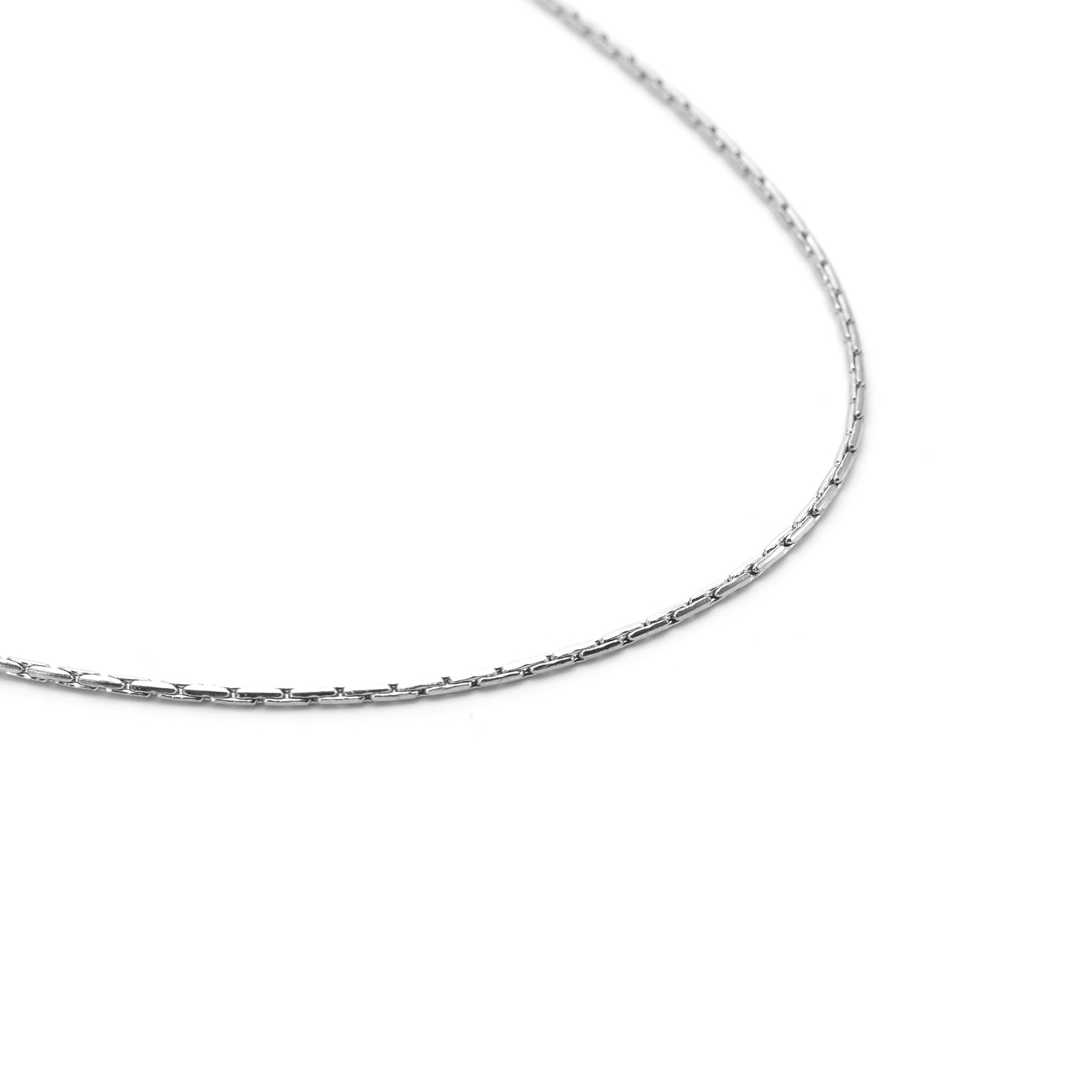 C031W B.Tiff Diamond Cut Thin Chain Necklace - PBNJ FASHIONS