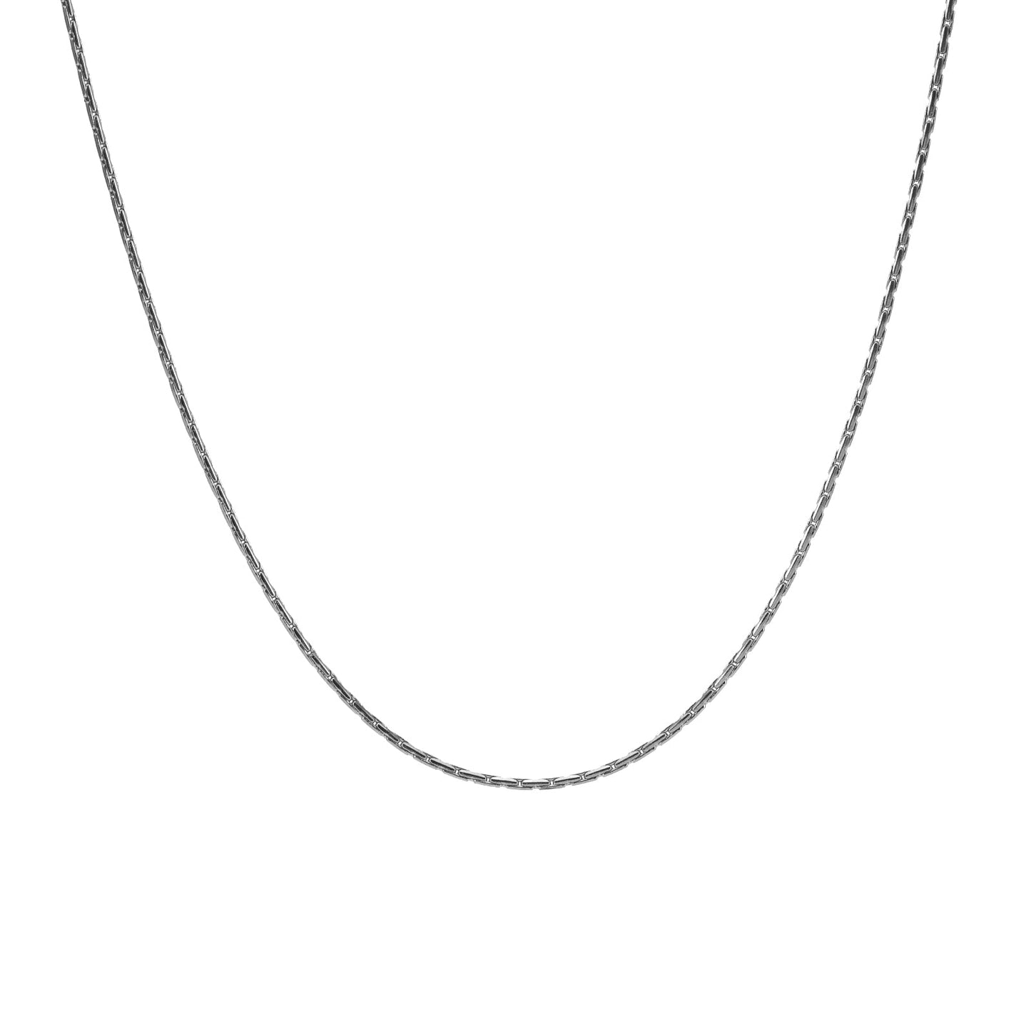 C031W B.Tiff Diamond Cut Thin Chain Necklace - PBNJ FASHIONS