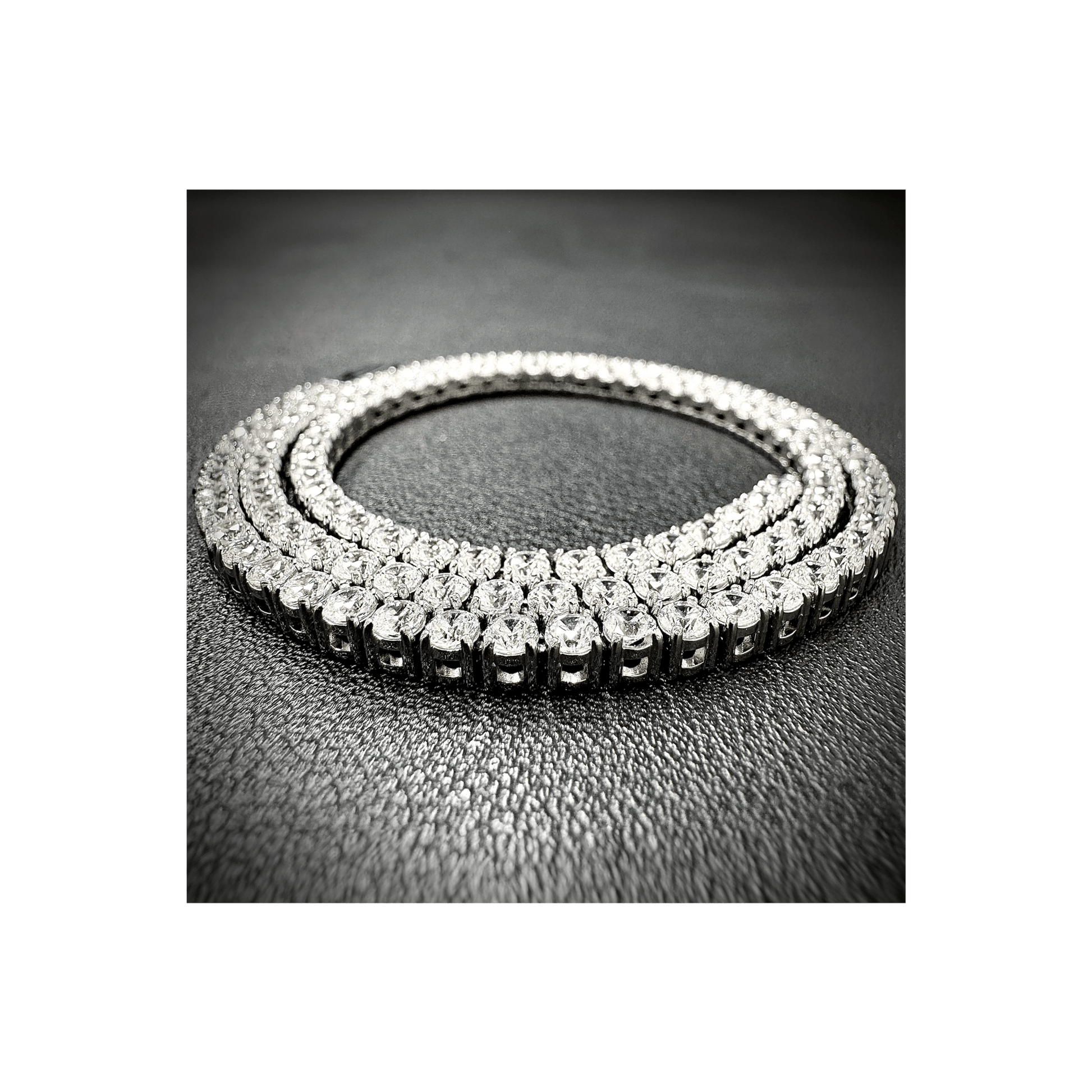 C103W B.Tiff 3mm Tennis Necklace - PBNJ FASHIONS