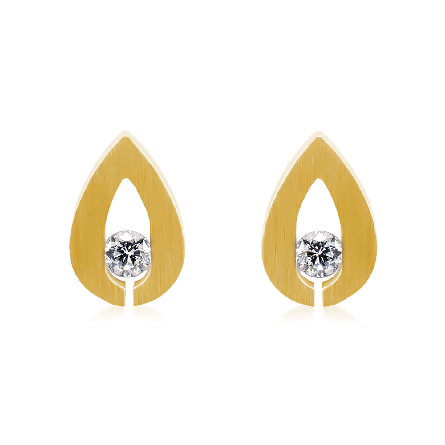 ER106G B.Tiff Gold Drop Earrings - PBNJ FASHIONS