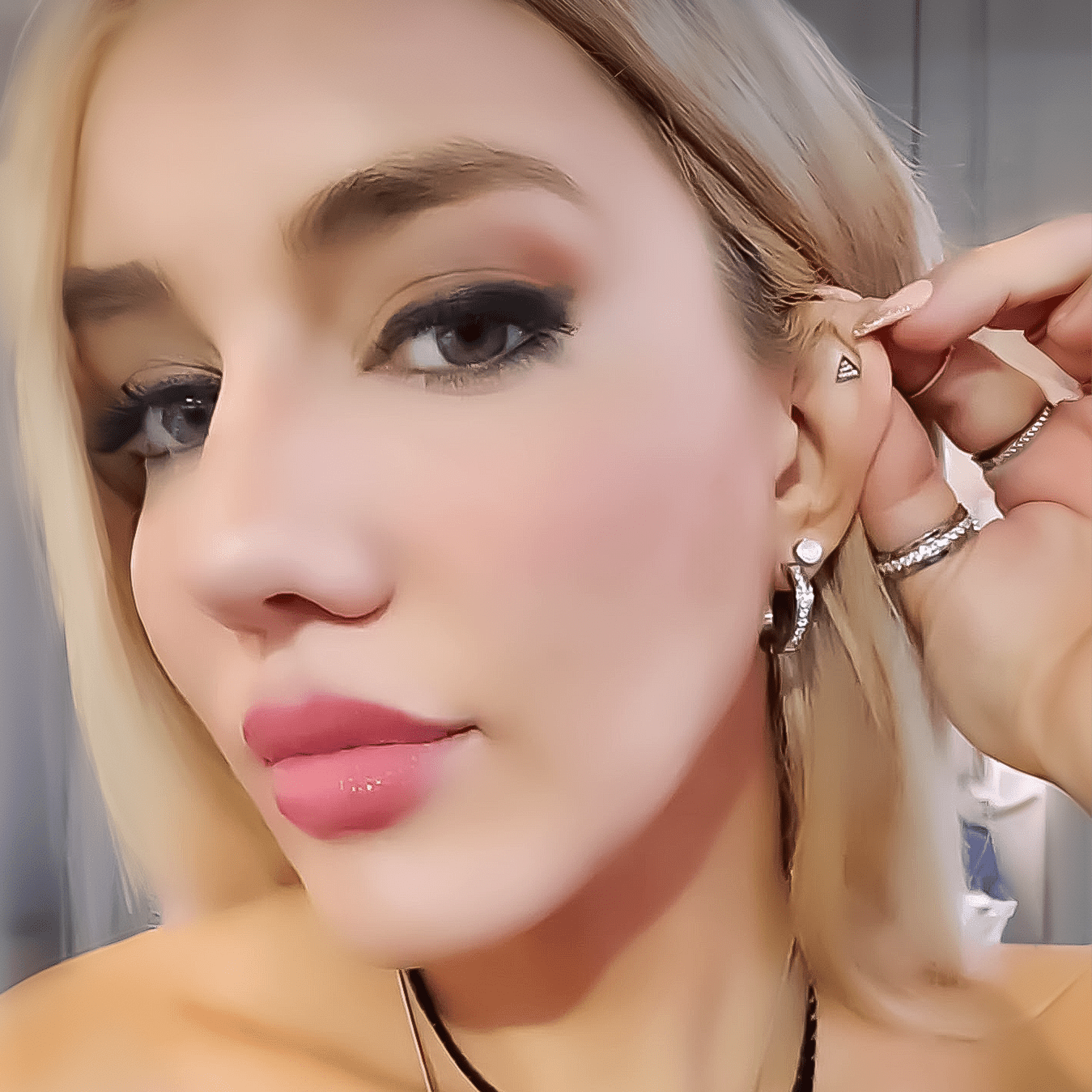 ER113GS B.Tiff Gold Pavé Supera Earrings - PBNJ FASHIONS