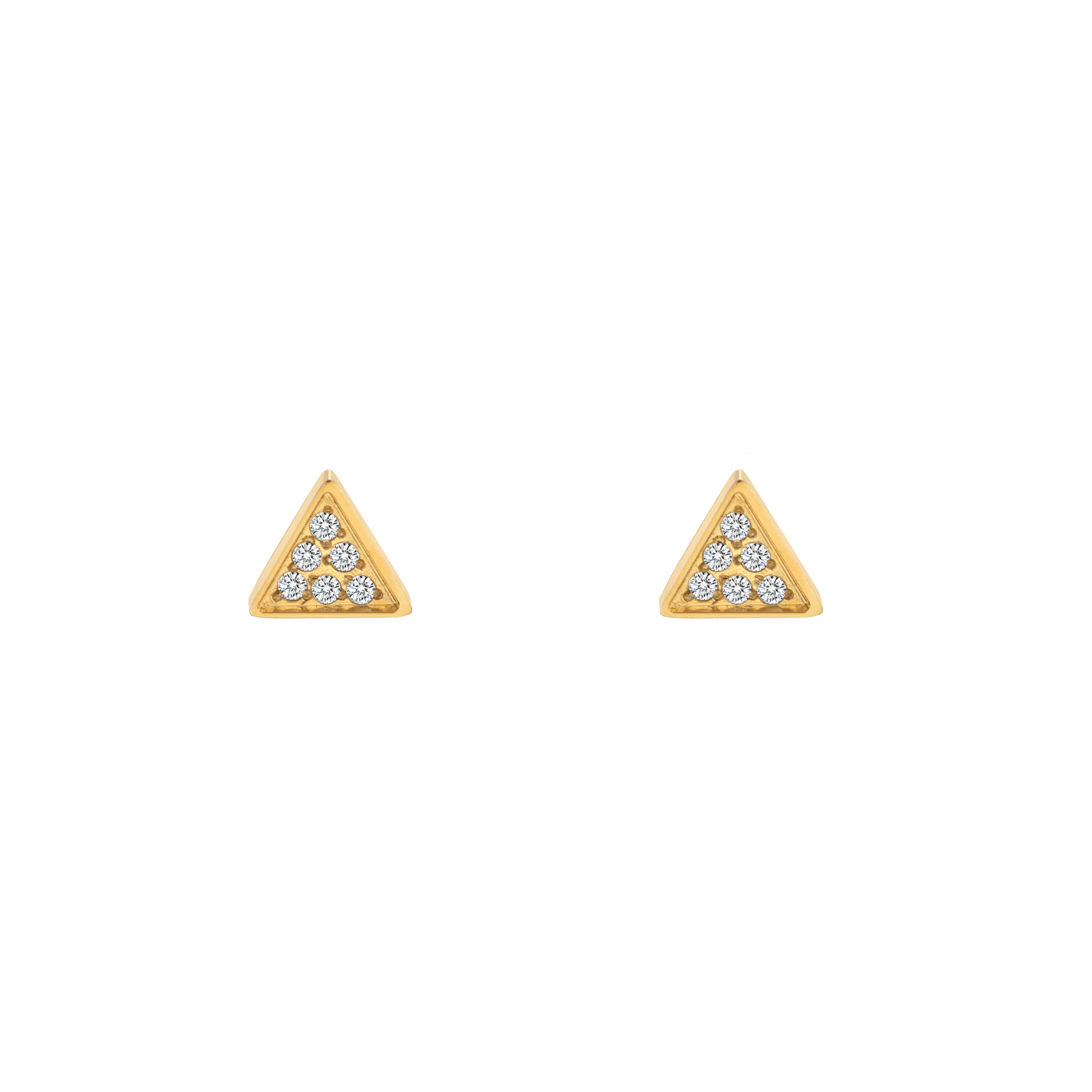ER113GS B.Tiff Gold Pavé Supera Earrings - PBNJ FASHIONS