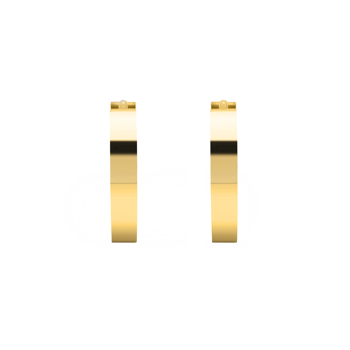 ER300G B.Tiff Gold Hoop Earrings - PBNJ FASHIONS