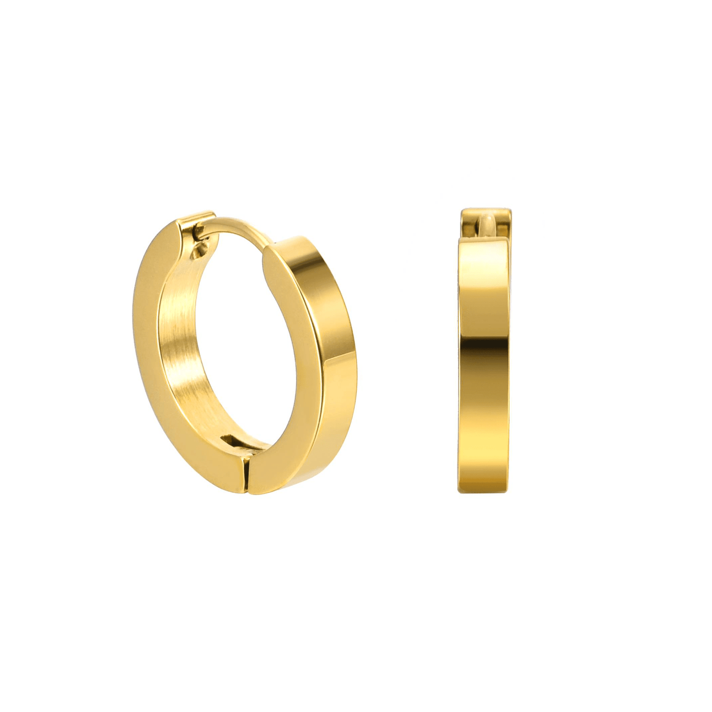 ER300G B.Tiff Gold Hoop Earrings - PBNJ FASHIONS
