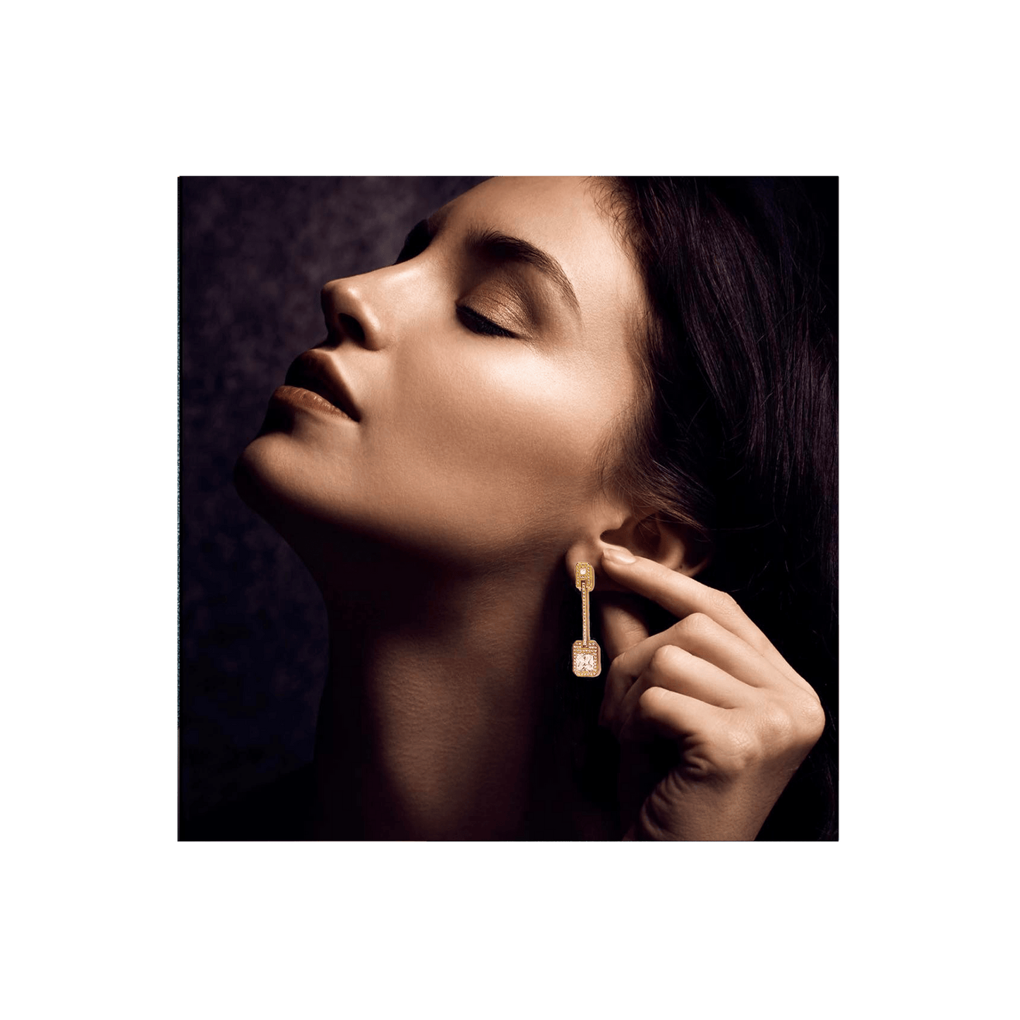 ER650G B.Tiff Gold Soirée Earrings - PBNJ FASHIONS