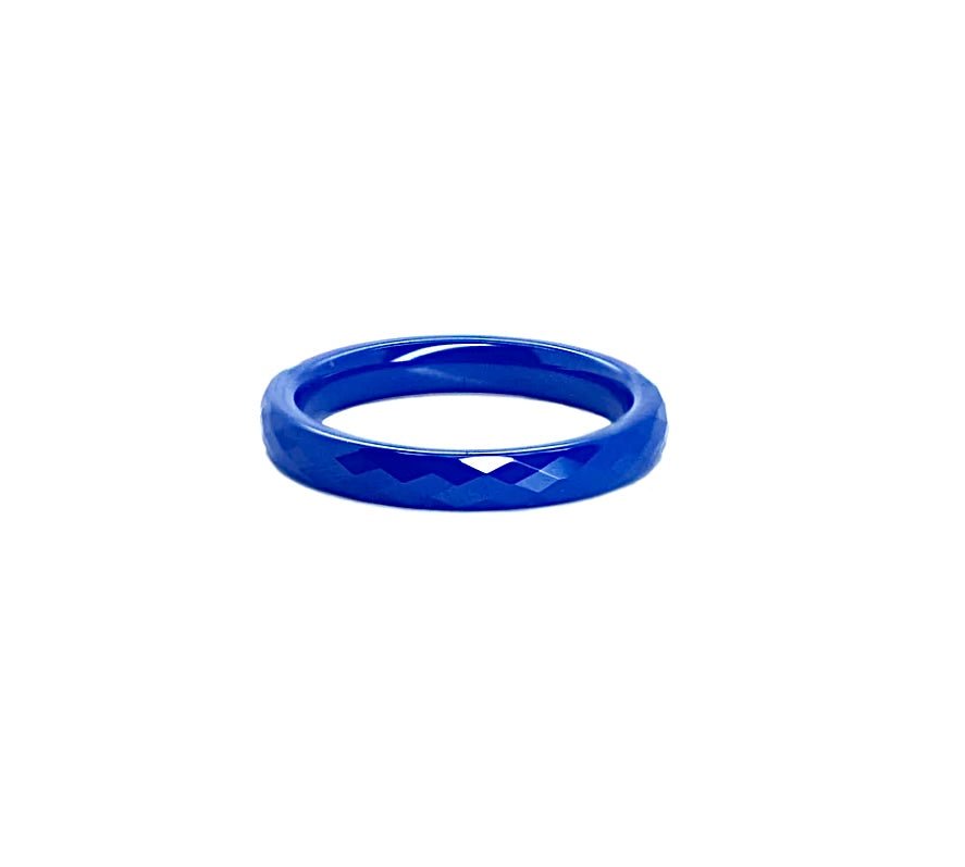 RG300BL B.Tiff Narrow Polygon Stacking Ring [Thin Band] - PBNJ FASHIONS