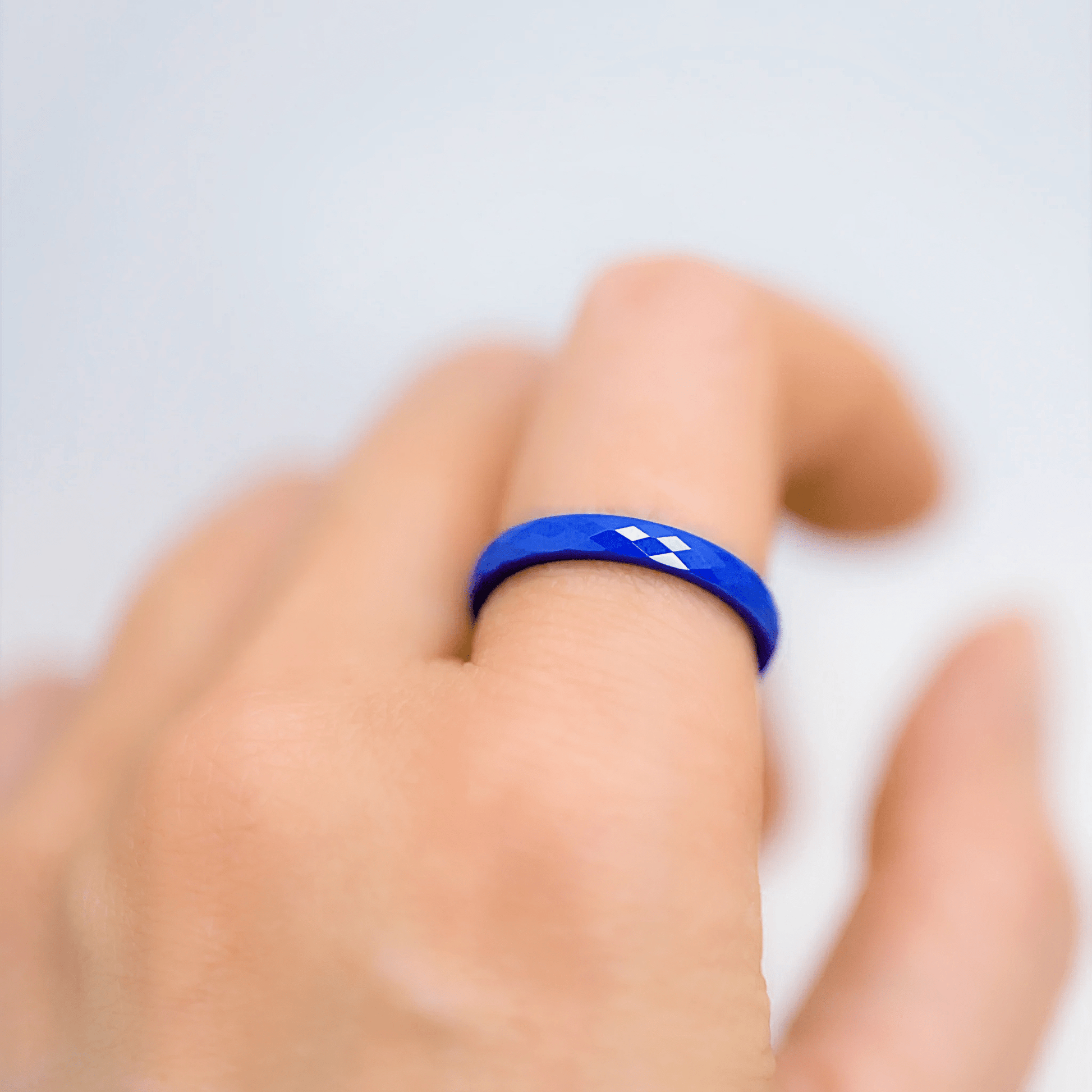 RG300BL B.Tiff Narrow Polygon Stacking Ring [Thin Band] - PBNJ FASHIONS