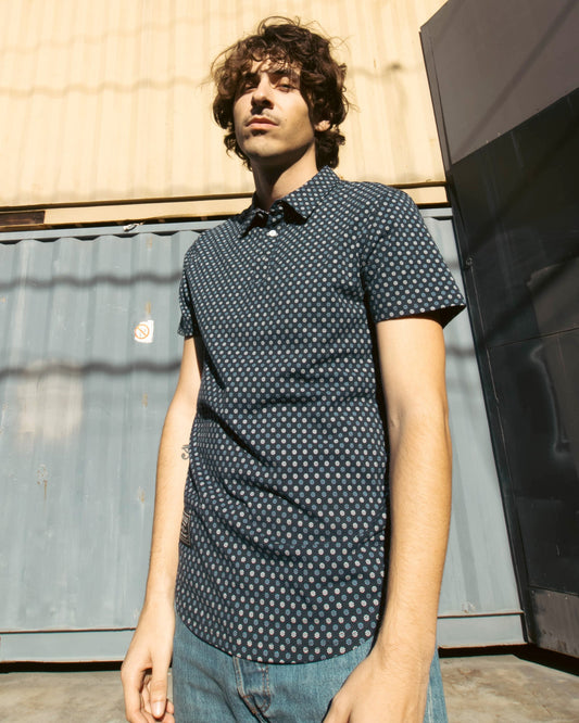 ZIMEGO Mens Short Sleeve Golf Polo Stretch Office Casual Holiday T-Shirt-0