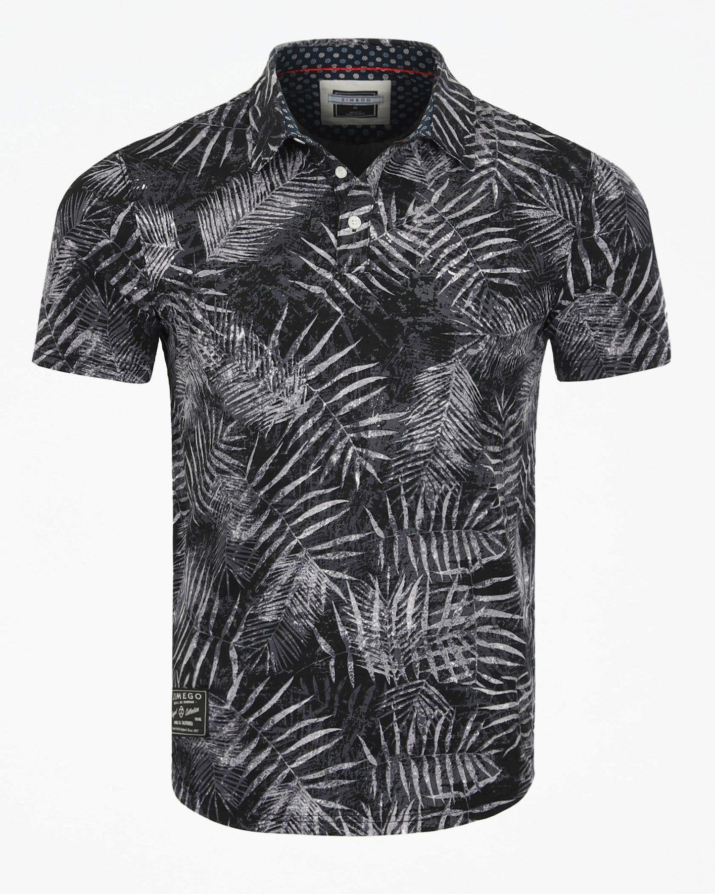 ZIMEGO Mens Short Sleeve Golf Polo Stretch Office Casual Holiday T-Shirt-1