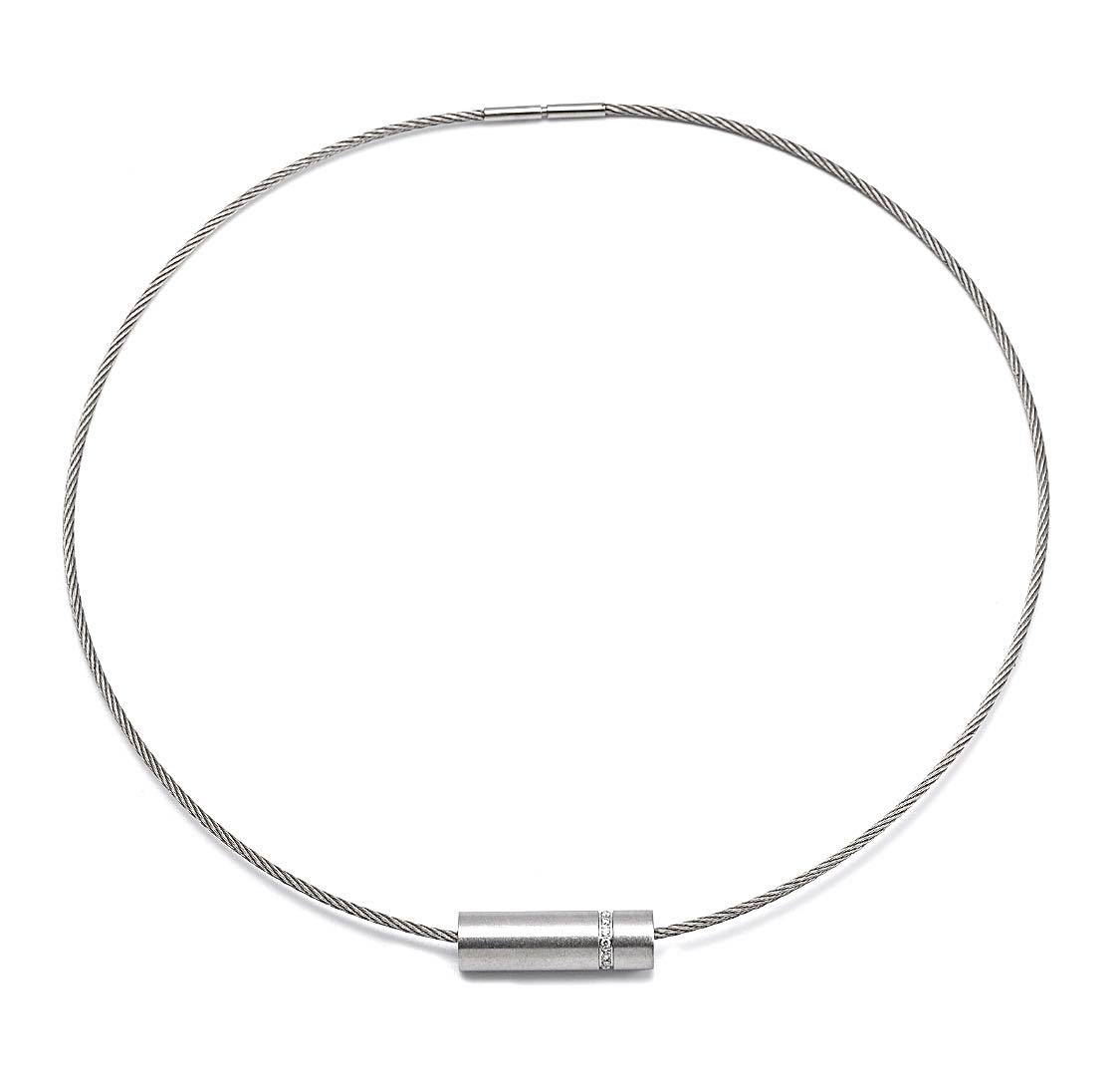 PT080W B.Tiff Pavé Rouleau Pendant - PBNJ FASHIONS
