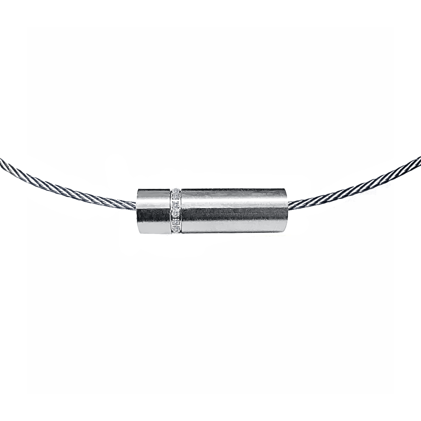 PT080W B.Tiff Pavé Rouleau Pendant - PBNJ FASHIONS