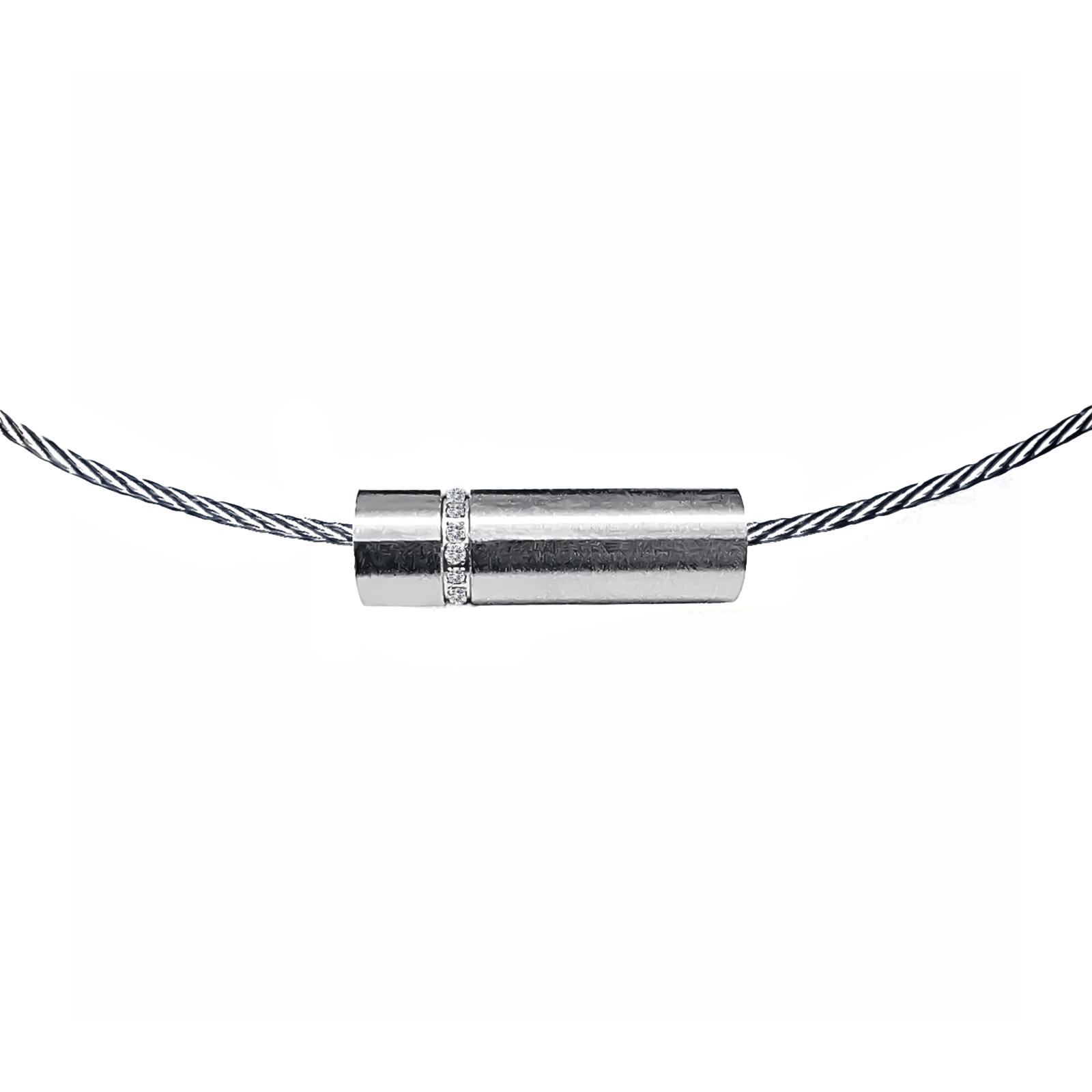 PT080W B.Tiff Pavé Rouleau Pendant - PBNJ FASHIONS