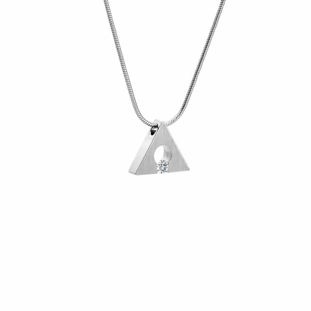 PT093W B.Tiff Triangle Pendant - PBNJ FASHIONS