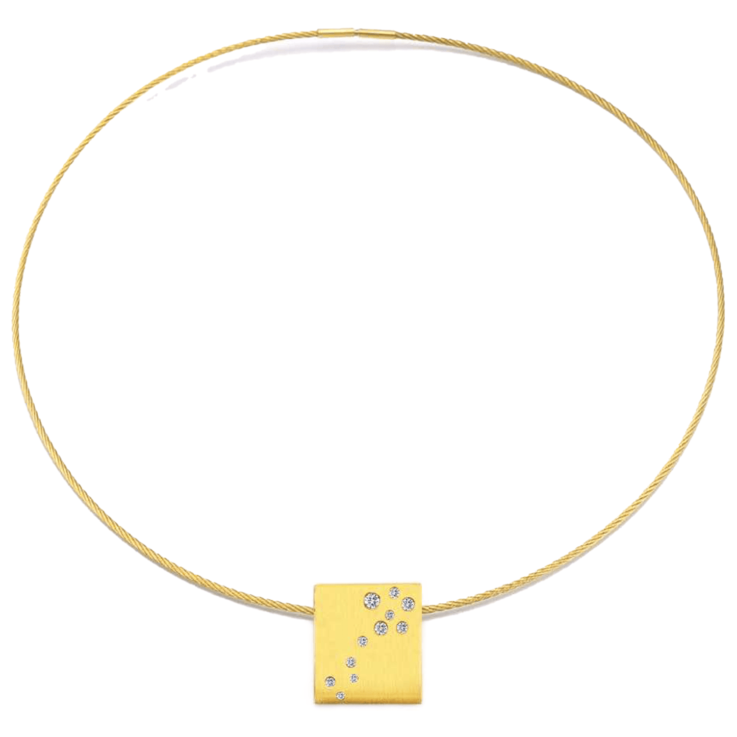 PT094G B.Tiff Gold Pavé Galaxie Pendant - PBNJ FASHIONS