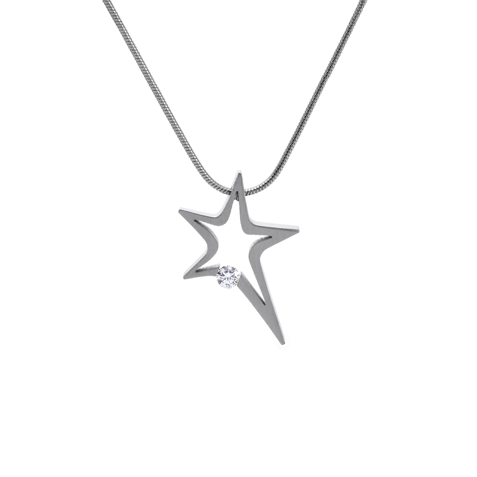 PT115W B.Tiff Shooting Star Pendant Necklace - PBNJ FASHIONS