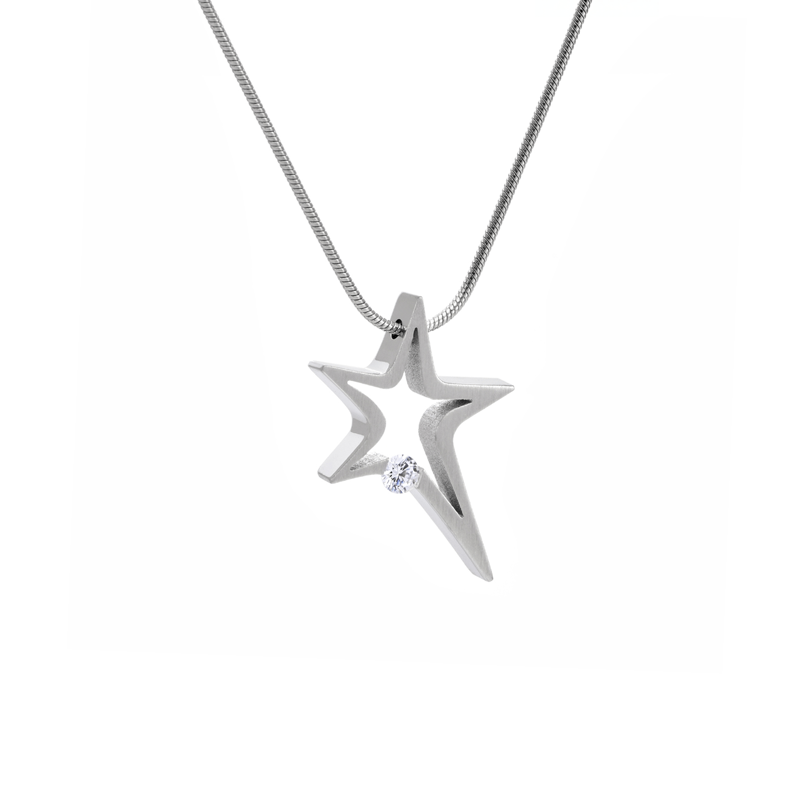PT115W B.Tiff Shooting Star Pendant Necklace - PBNJ FASHIONS