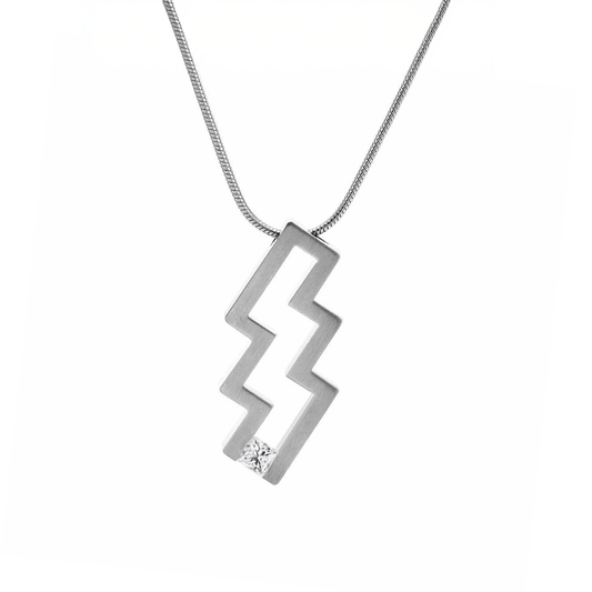 PT126W B.Tiff Éclair Pendant Necklace - PBNJ FASHIONS