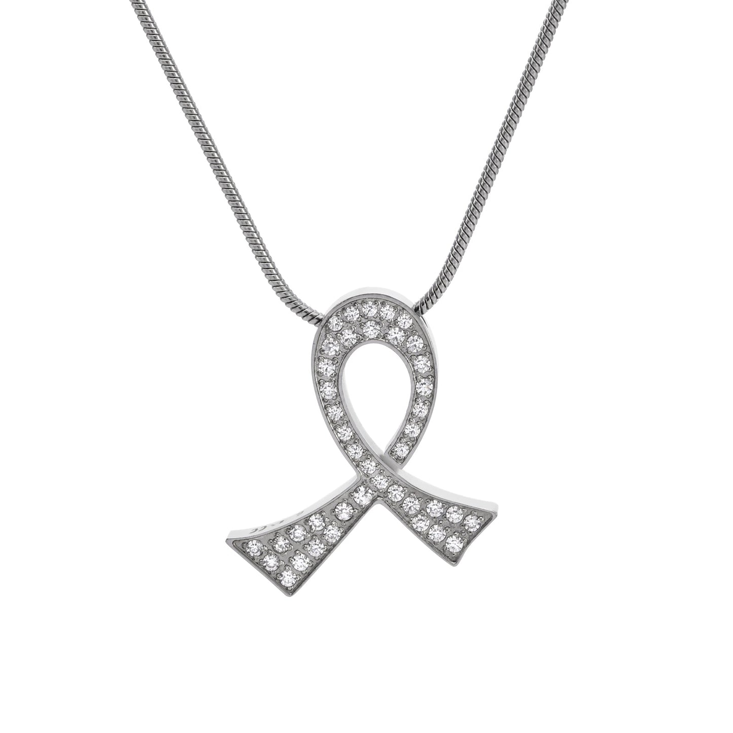 PT204W B.Tiff Pavé Scarf Pendant Necklace - PBNJ FASHIONS