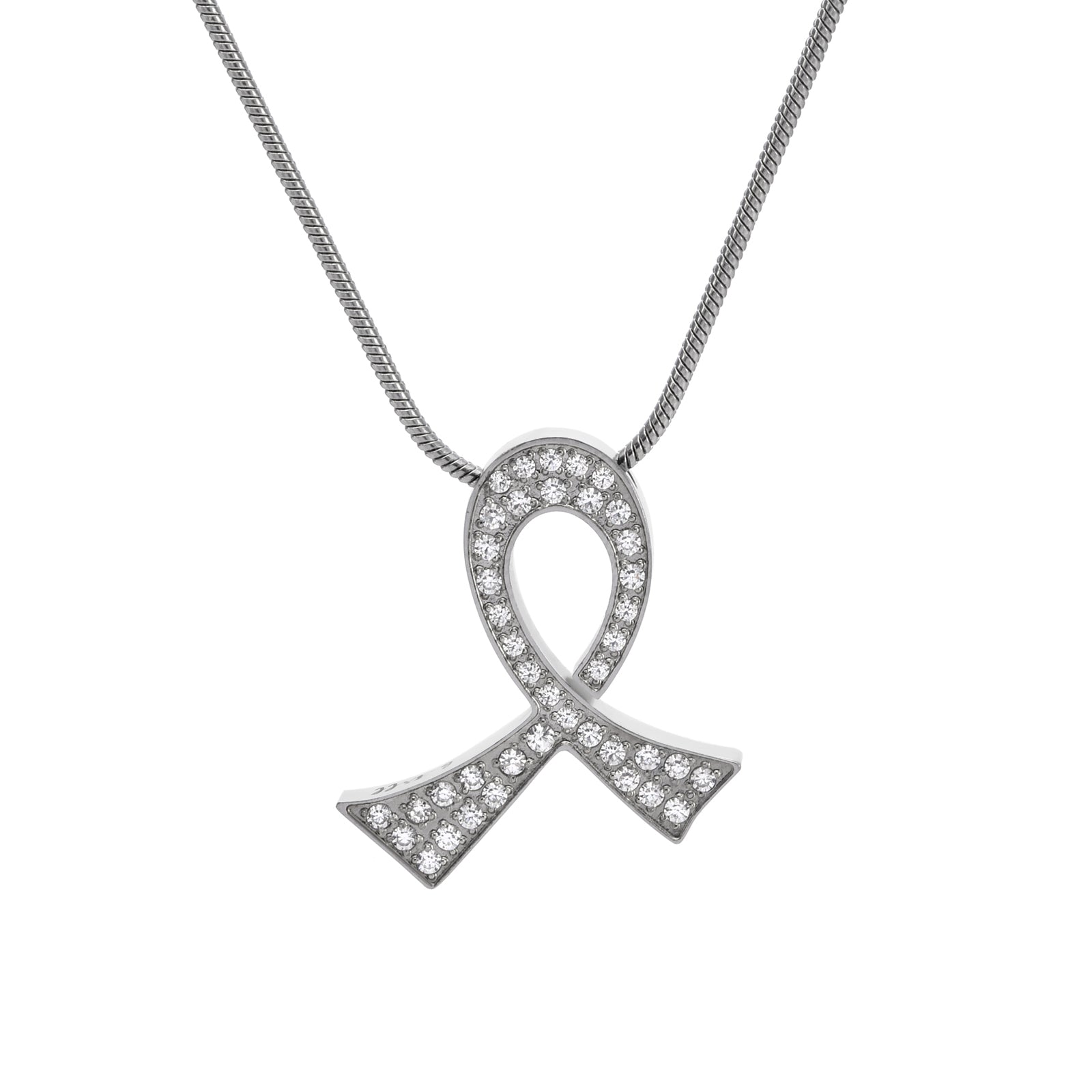 PT204W B.Tiff Pavé Scarf Pendant Necklace - PBNJ FASHIONS