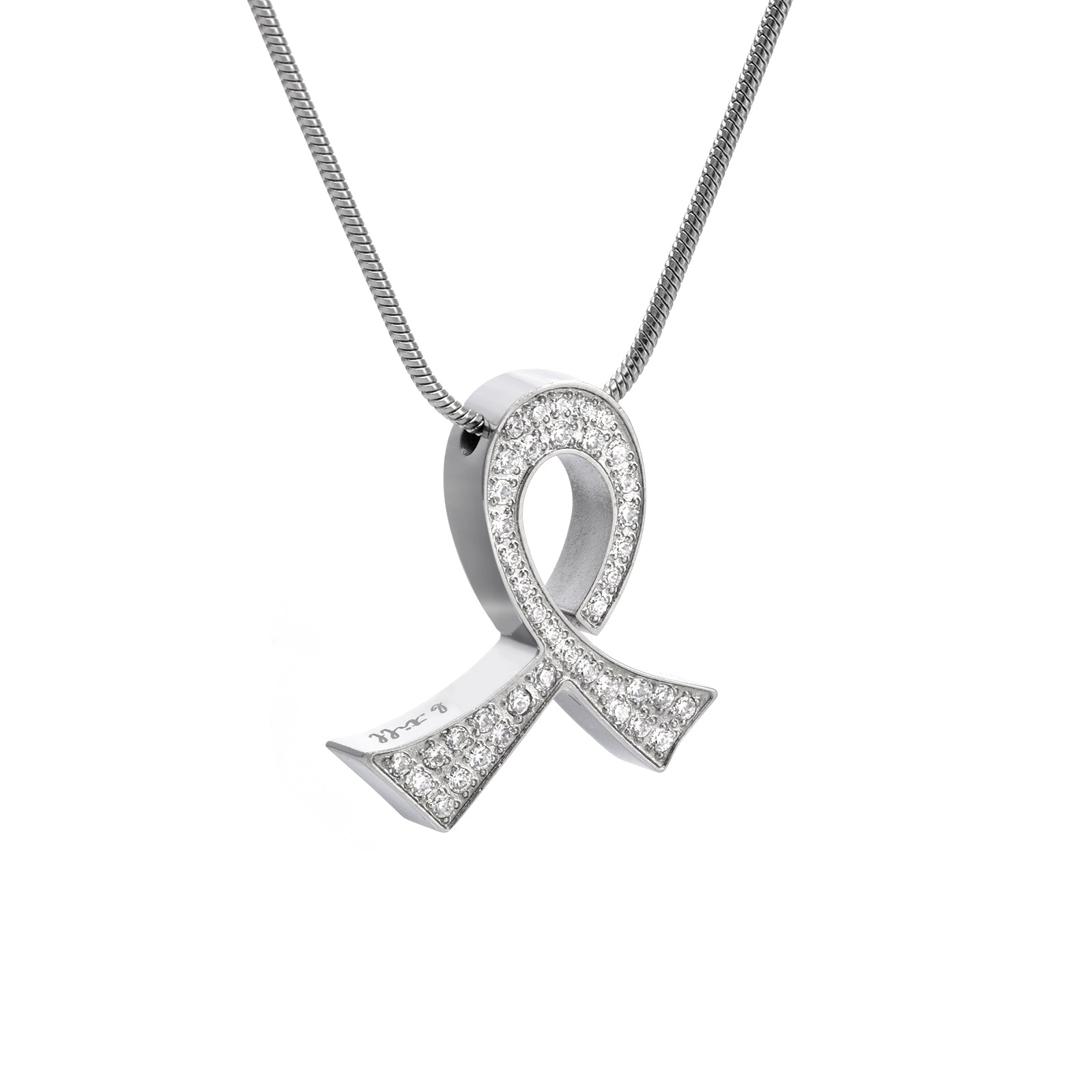 PT204W B.Tiff Pavé Scarf Pendant Necklace - PBNJ FASHIONS