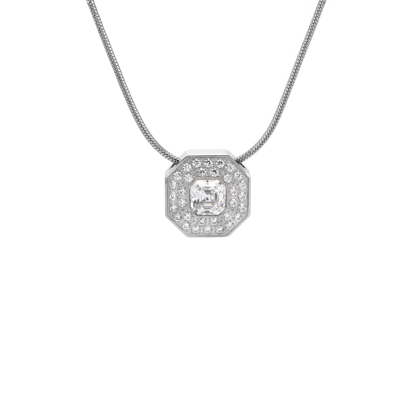 PT228W B.Tiff Hexagon Pendant - PBNJ FASHIONS