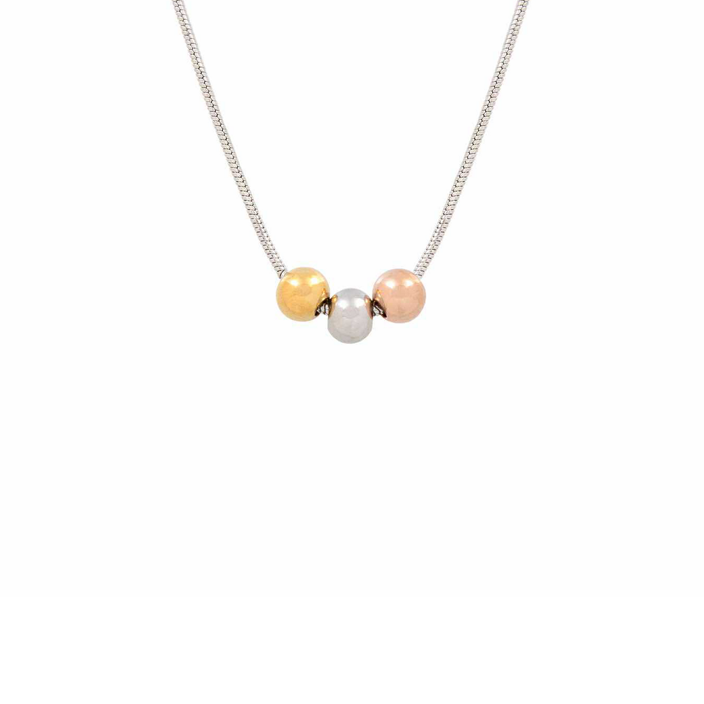 PT302W B.Tiff Triolette Pendant Necklace