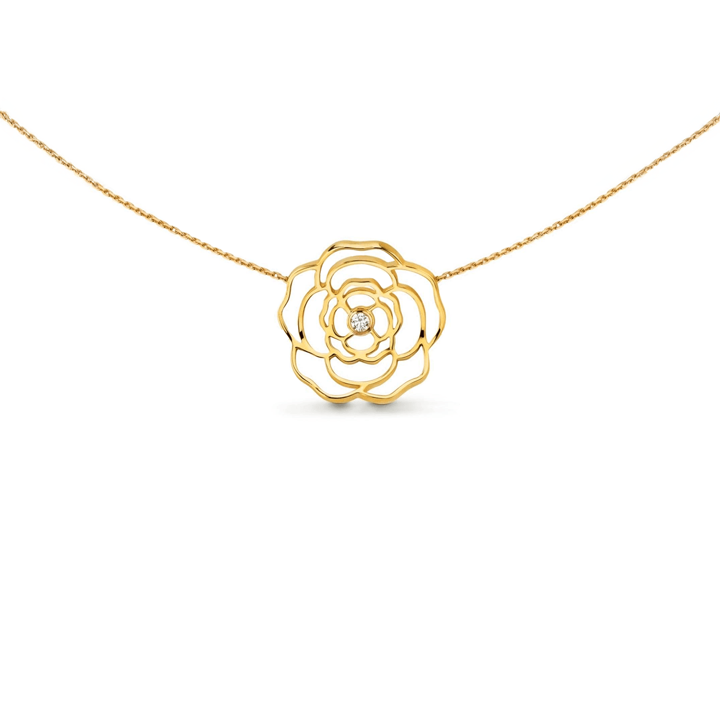 PT308G B.Tiff Rosé Gold Pendant Necklace - PBNJ FASHIONS