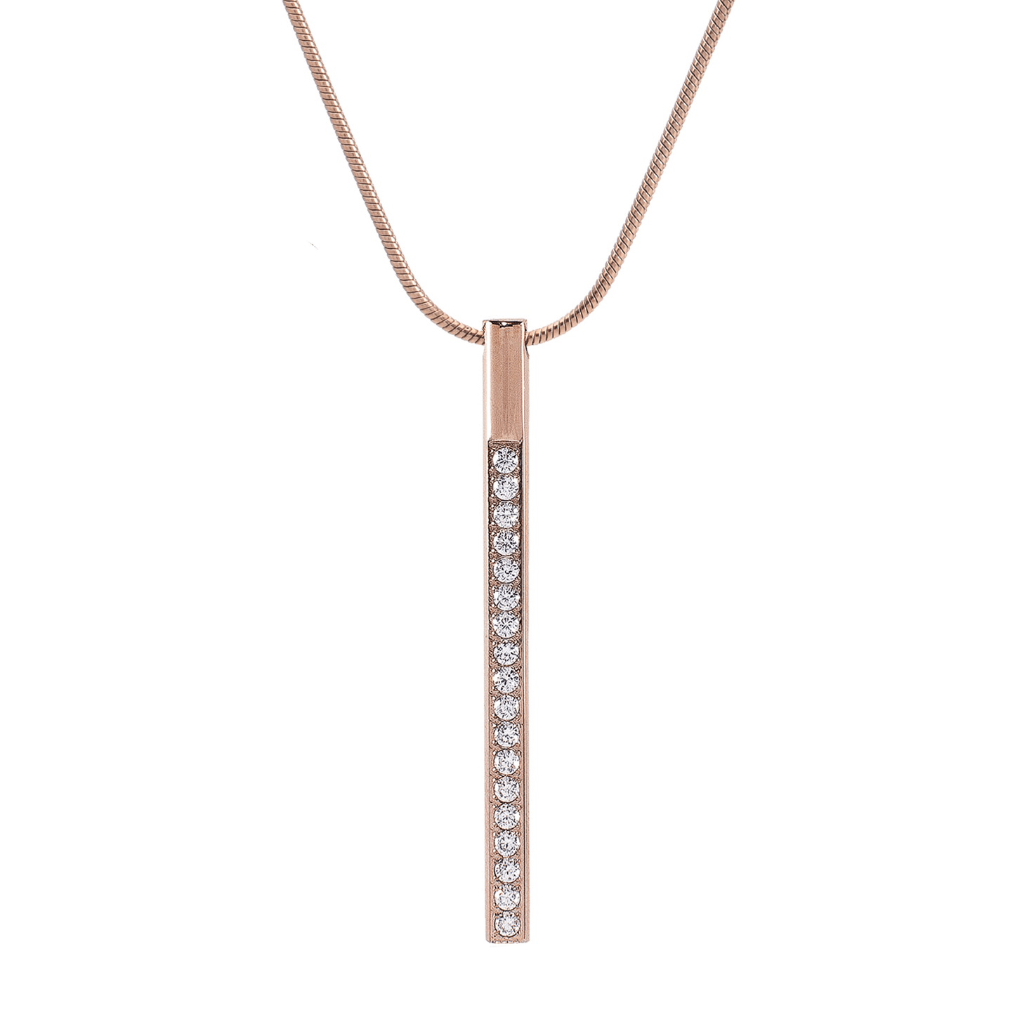 PT318RG B.Tiff Pave Bar Pendant - PBNJ FASHIONS