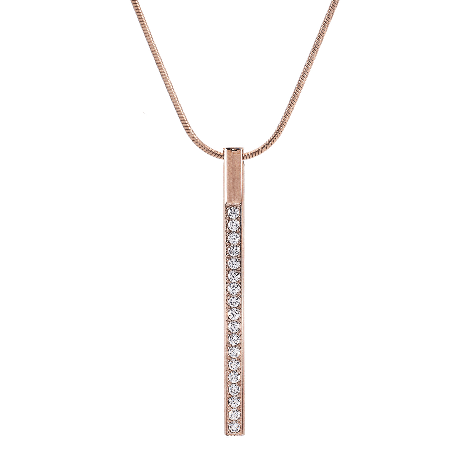PT318RG B.Tiff Pave Bar Pendant - PBNJ FASHIONS