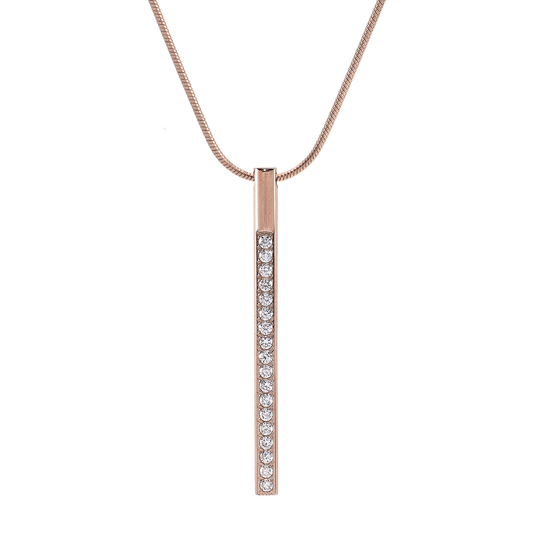 PT318RG B.Tiff Pave Bar Pendant - PBNJ FASHIONS