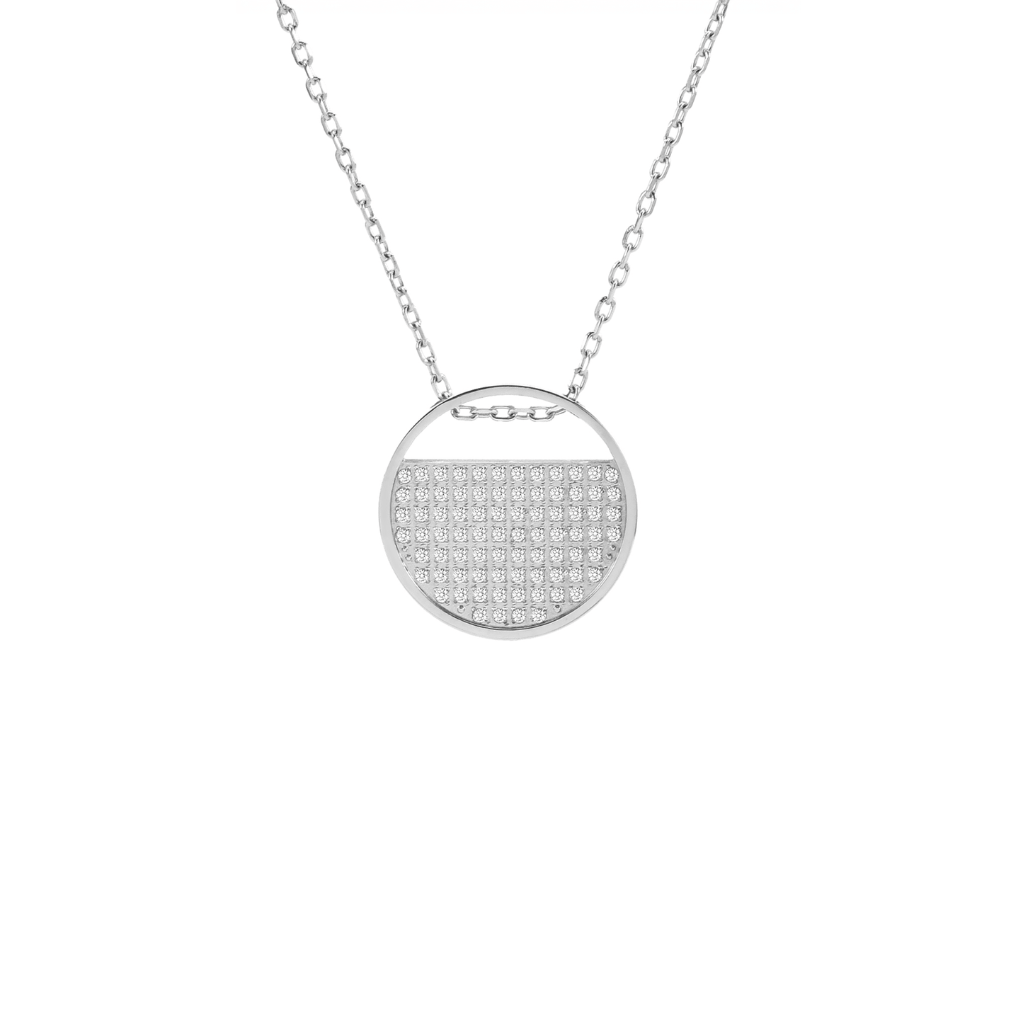 PT500W B.Tiff Pavé Lune Pendant - PBNJ FASHIONS