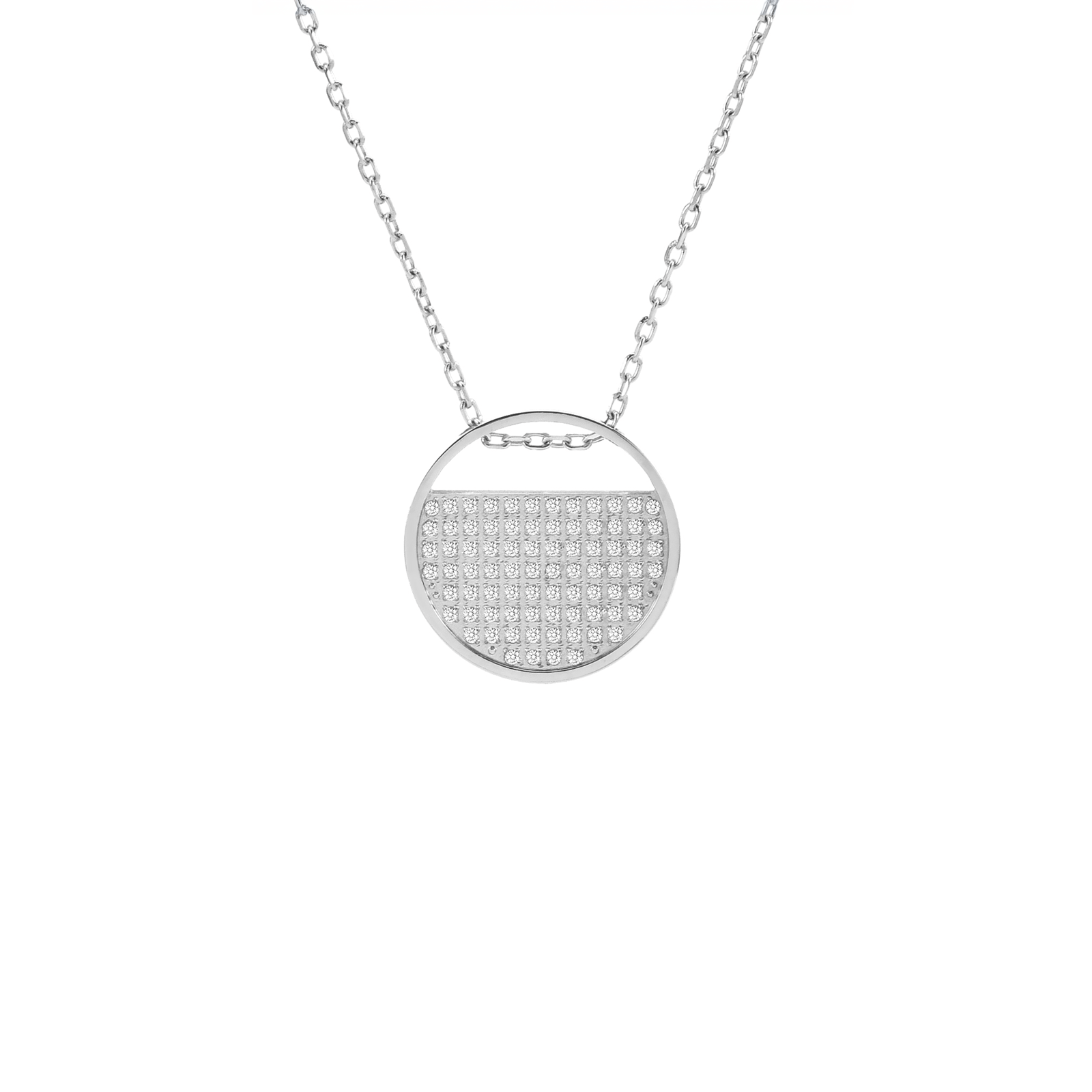 PT500W B.Tiff Pavé Lune Pendant - PBNJ FASHIONS