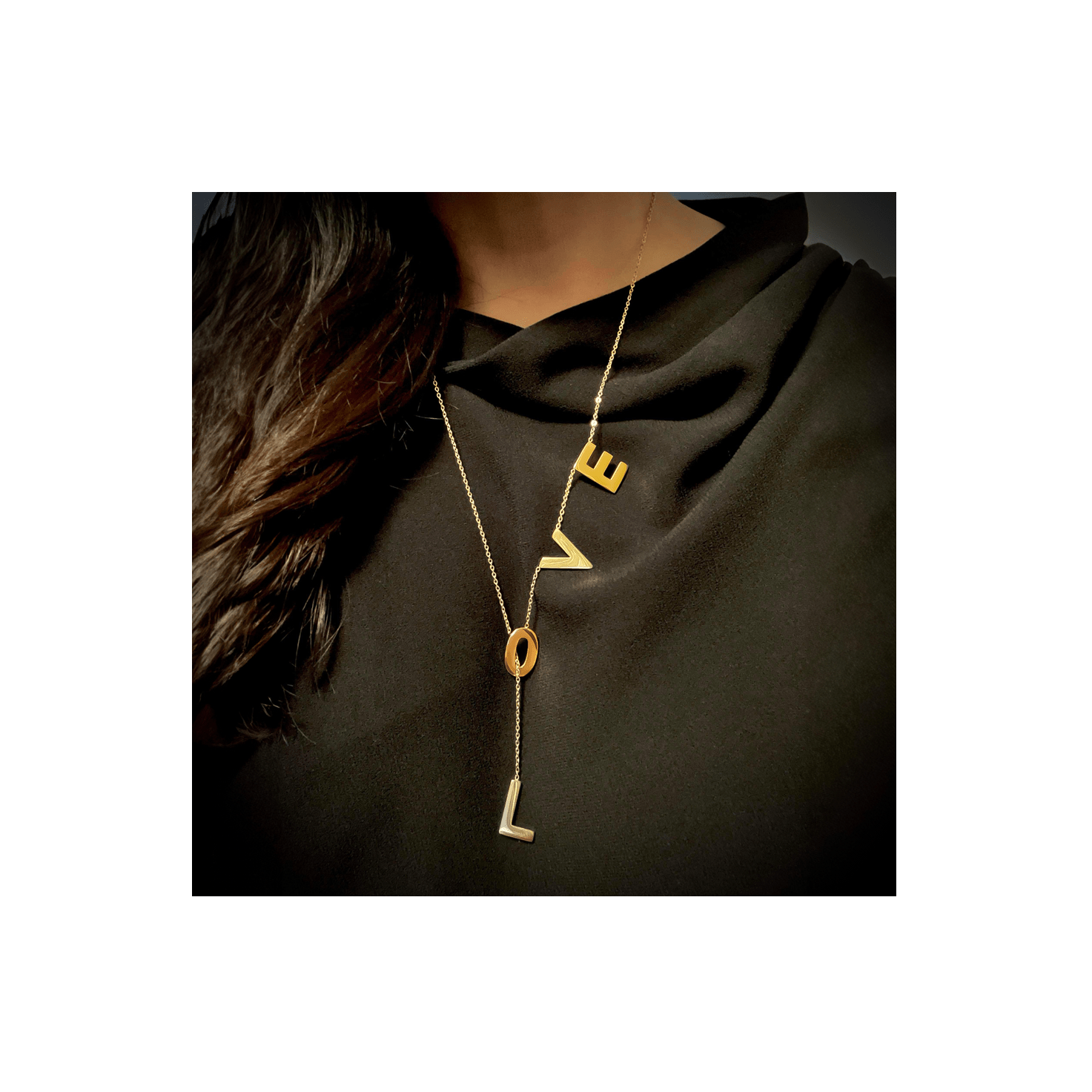 PTloveG B.Tiff Gold Adjustable Love Chain - PBNJ FASHIONS