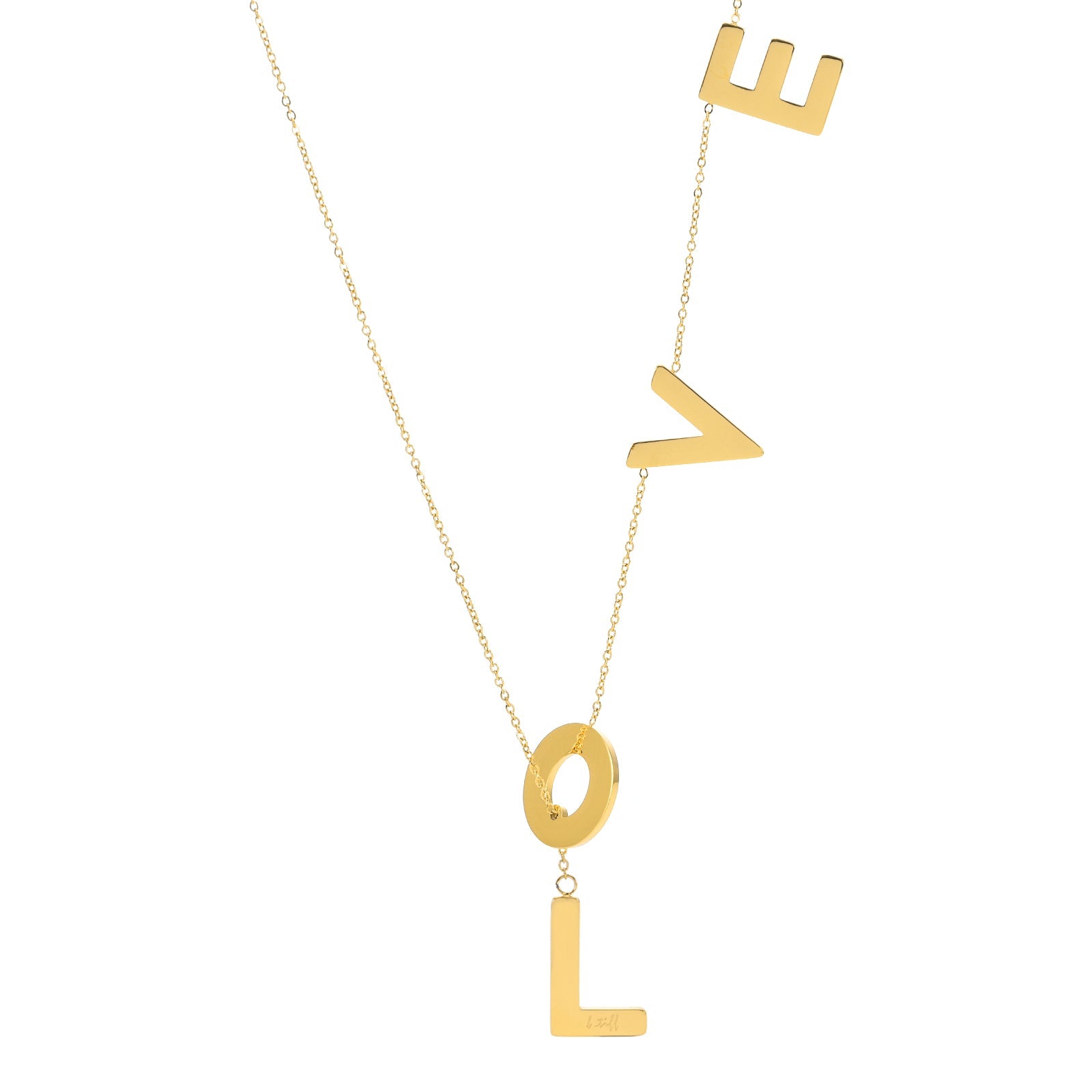PTloveG B.Tiff Gold Adjustable Love Chain - PBNJ FASHIONS
