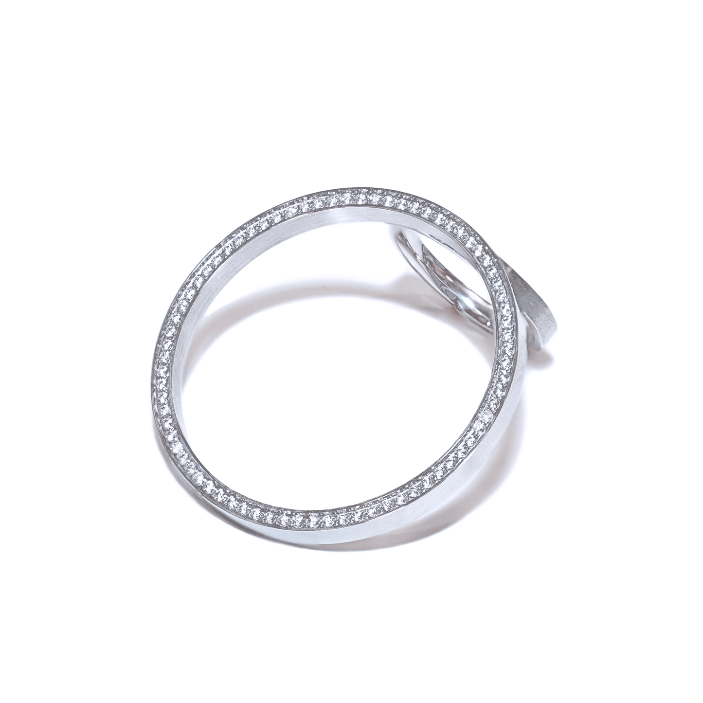 RG099W B.Tiff Pavé Hoop Ring [Thin Band] - PBNJ FASHIONS
