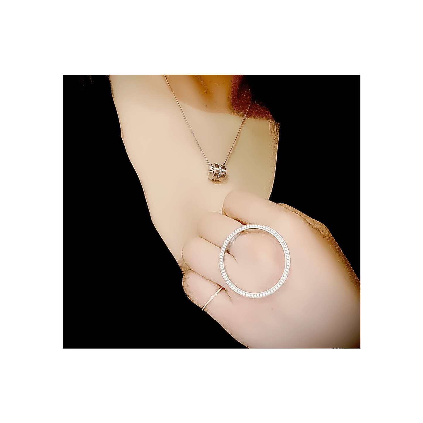 RG099W B.Tiff Pavé Hoop Ring [Thin Band] - PBNJ FASHIONS