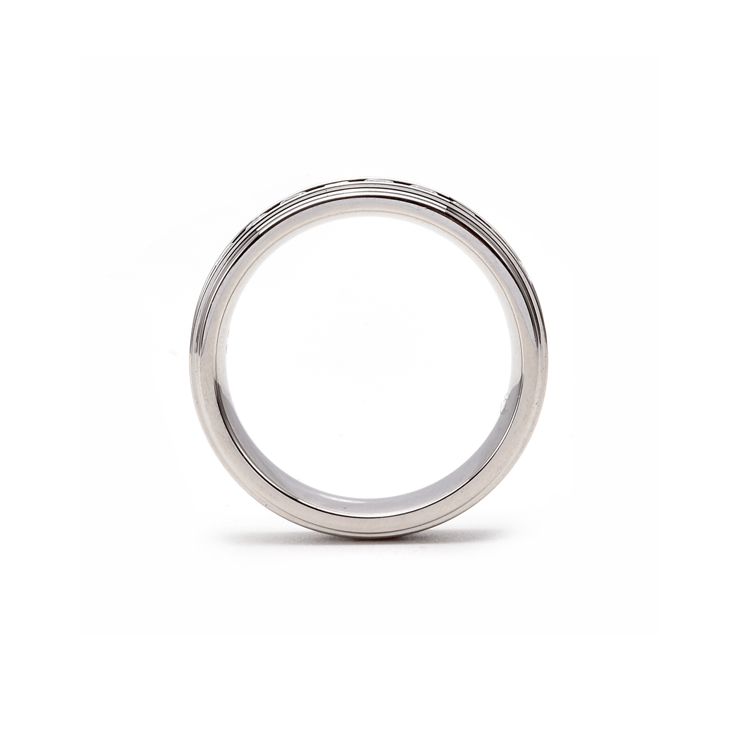 RG150W B.Tiff .02 ct Center Row Wide Eternity Ring - PBNJ FASHIONS