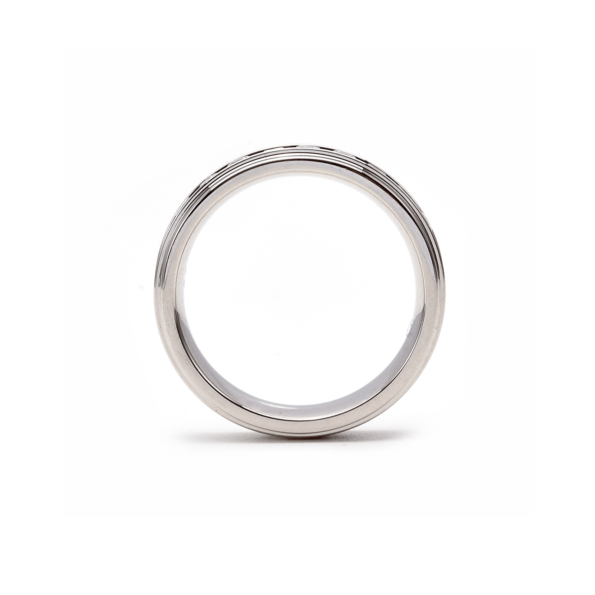 RG150W B.Tiff .02 ct Center Row Wide Eternity Ring - PBNJ FASHIONS