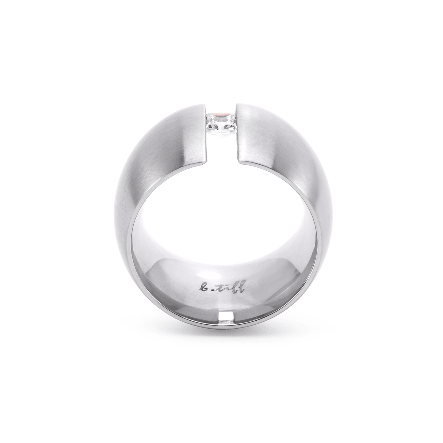 RG200W B.Tiff .5 ct Princess Cut Extra Wide Ring [Wide Band] - PBNJ FASHIONS