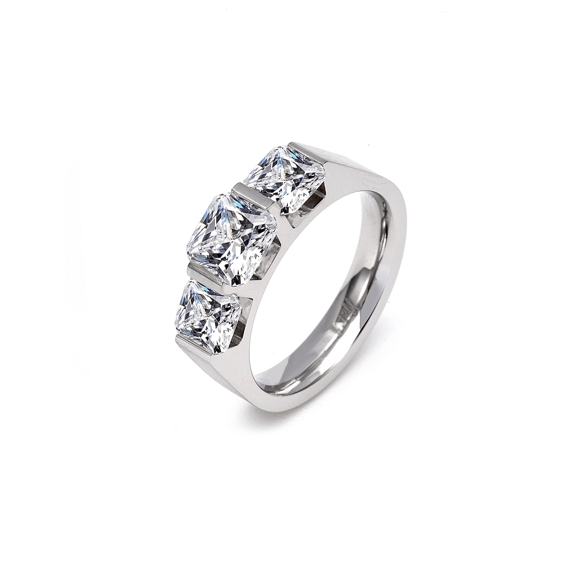 RG203W B.Tiff 3 - Stone Cushion Cut Engagement Ring - PBNJ FASHIONS